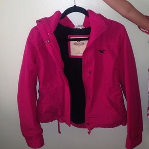 Hollister pink jacket