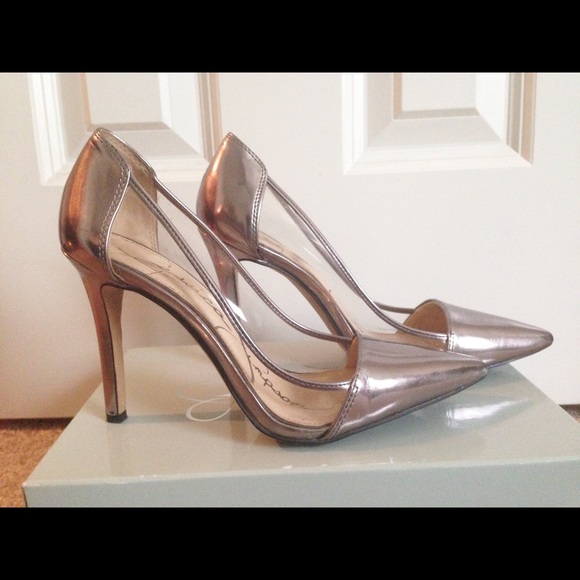 Metallic Jessica Simpson Pumps JS-CALKINS