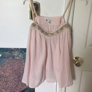 American Eagle beaded decal cami