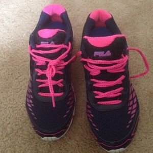 Navy Blue & Hot Pink Fila