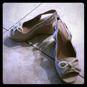 Franco Sarto Cork Wedges - Like New!!