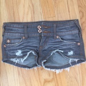 Rue 21 Dollhouse ripped Jean Shorts