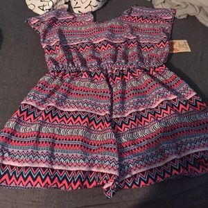 printed romper PLUS SIZE