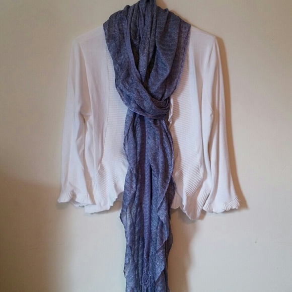 APT.9 Lush Lilac Ruffle Scarf