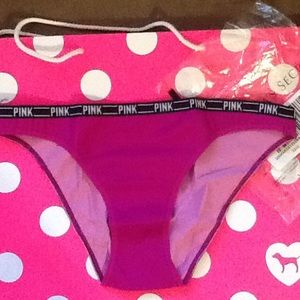 Victoria's Secret PINK logo waist panties