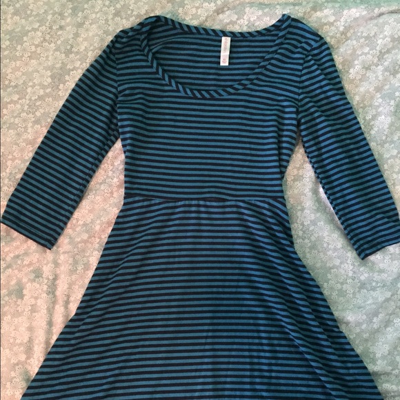 Black and blue dress!