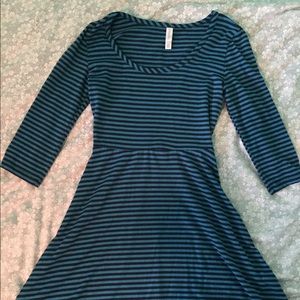 Black and blue dress!
