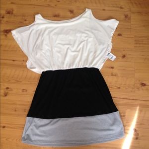 Color block party dress