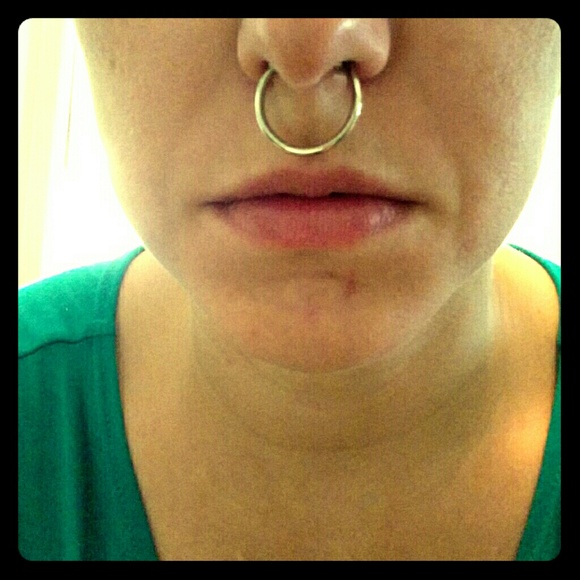 Faux Septum Nose Ring Adjustable