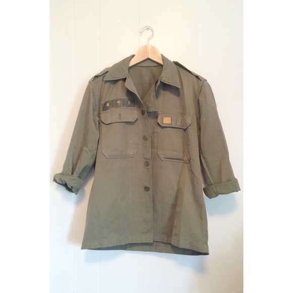 Vintage army jacket~!