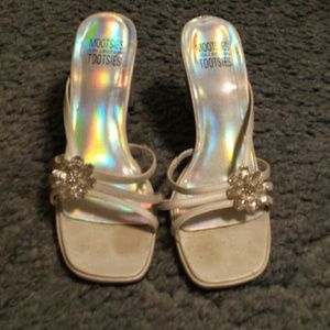 Silver heels