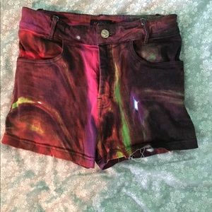 Galaxy high waisted shorts!