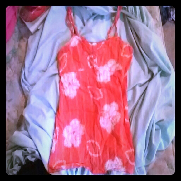 Orange/ white Camisole