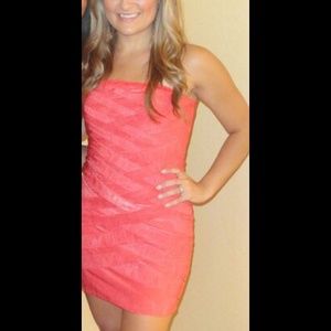 ❌ SOLD ❌ Coral Bandage Dress