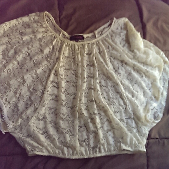 Lace crop top