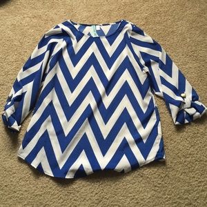Chevron blouse from Francesca's