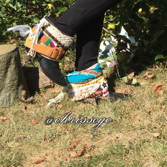 Shoes - 🎉HP🎉 Reworked Cowboy Boots Leather