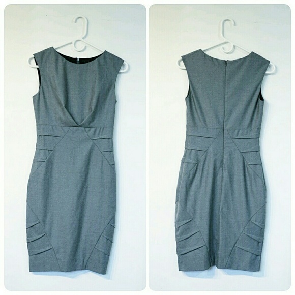 Grey sheath dress