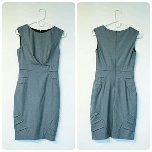 Grey sheath dress