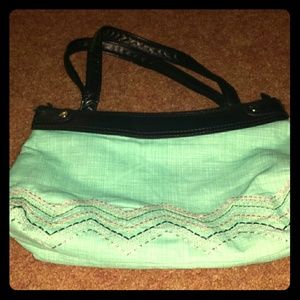 Turquois  skirt  purse