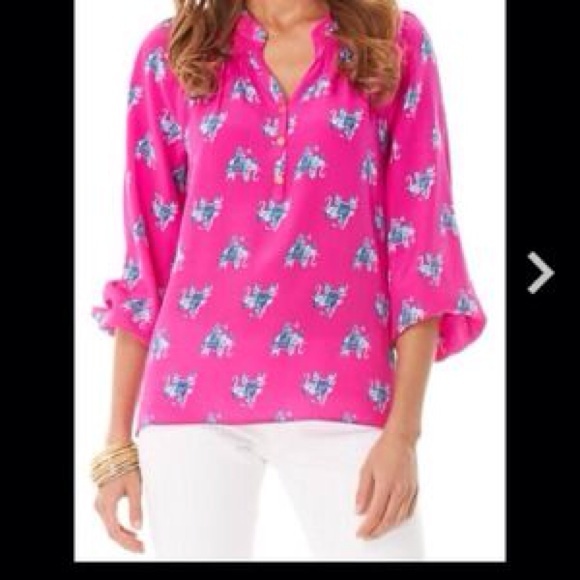 DISO Lilly Pulitzer Elsa top in "Bazaar" xxs/xs