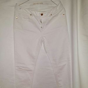 MK white skinny jeans