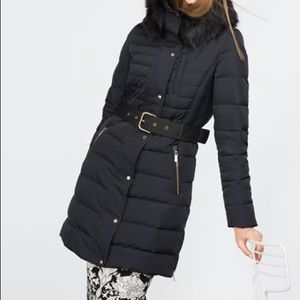 Zara puffer coat