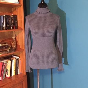 Moda International fitted sheer sweater