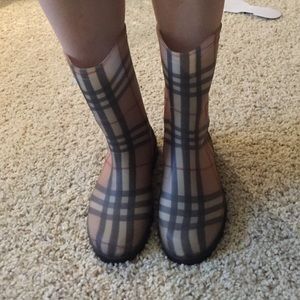 Nova Check Burberry kids rainboots