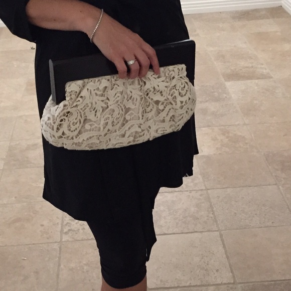 Crochet lace bag