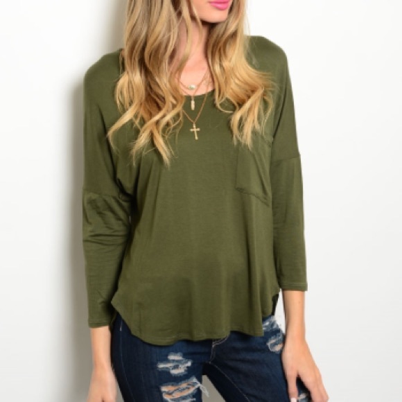 ‼️COMING SOON‼️ Olive Front Pocket Tunic