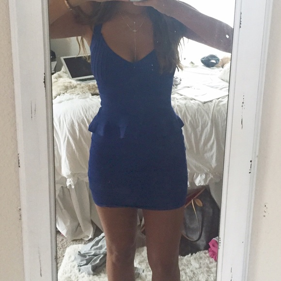 Nasty Gal Peplum Bandage Dress