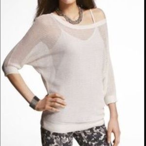 White loose fitting shirt from Express