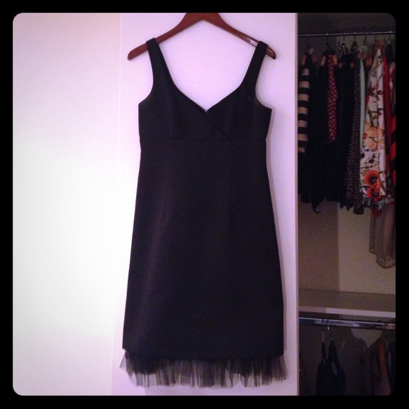 Satin & tulle dress