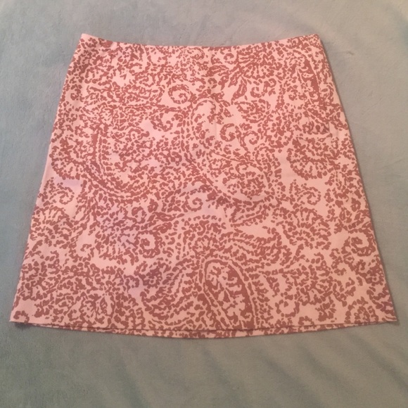 Factory printed cotton sateen mini skirt