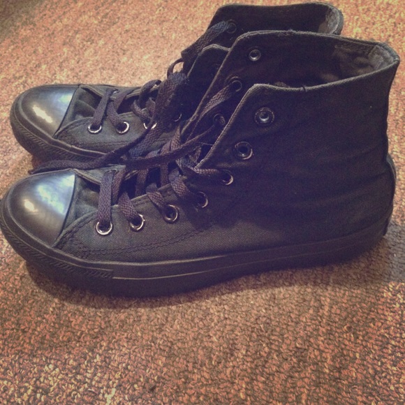 ALLSTAR ALL BLACK HIGH TOP CONVERSES