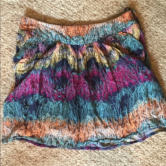 Francesca's multi-colored skirt