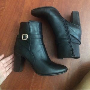 Merona black boots, never worn