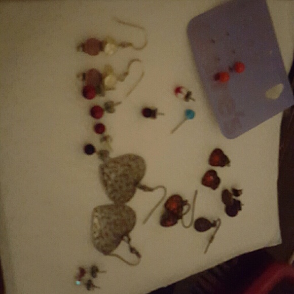 Bunch of Earrings Free with Bundle