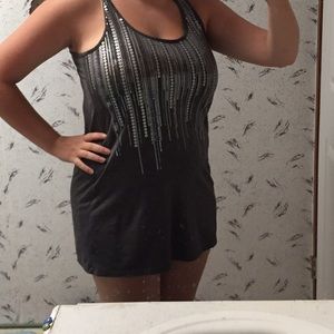 Maurice's, grey, sequined tank top Maurice's, grey, sequined tank top