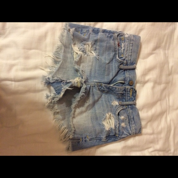 festival Hollister flare shorts