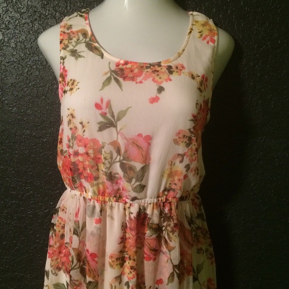 Floral tank dress