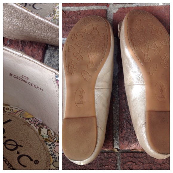 So comfy! Gold Flats 🍁 size 8 - Picture 2 of 4