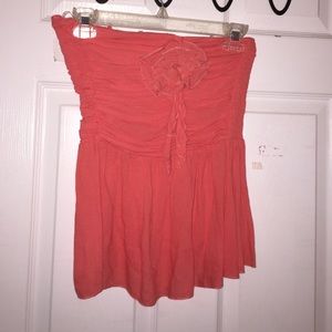 NEVER WORN. cute strapless top