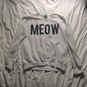 Meow sweatshirt