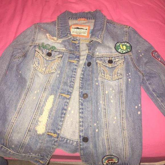 Rare,unique Hollister Jean jacket