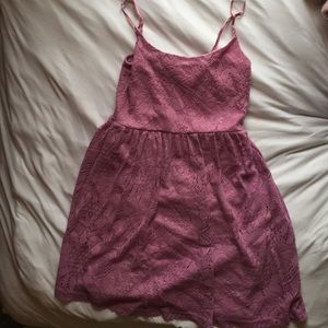 Purple lace sundress