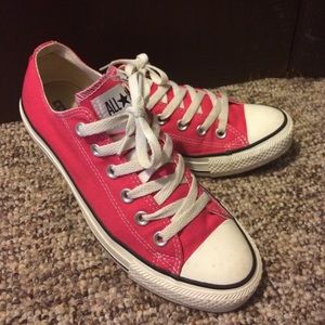Converse Bright Pink Like New!