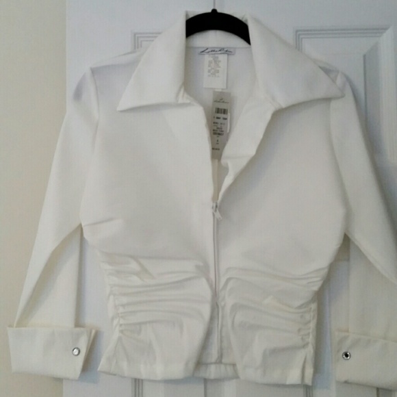 Formal white top