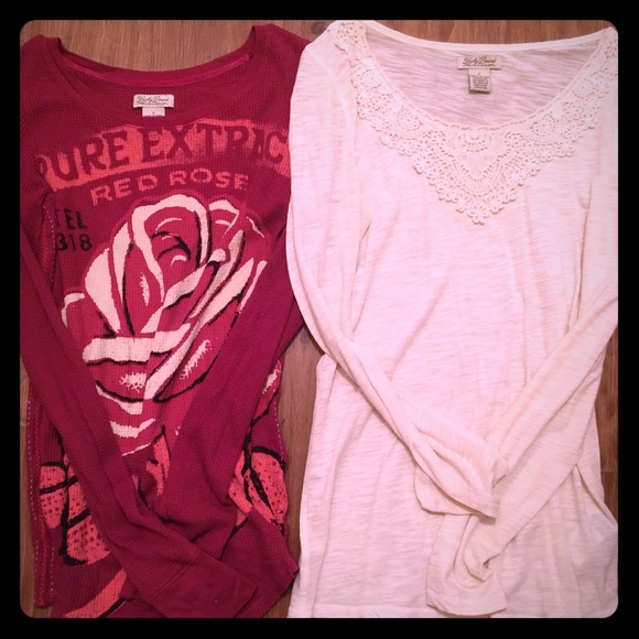 Lucky Brand long sleeve tops, perfect condition